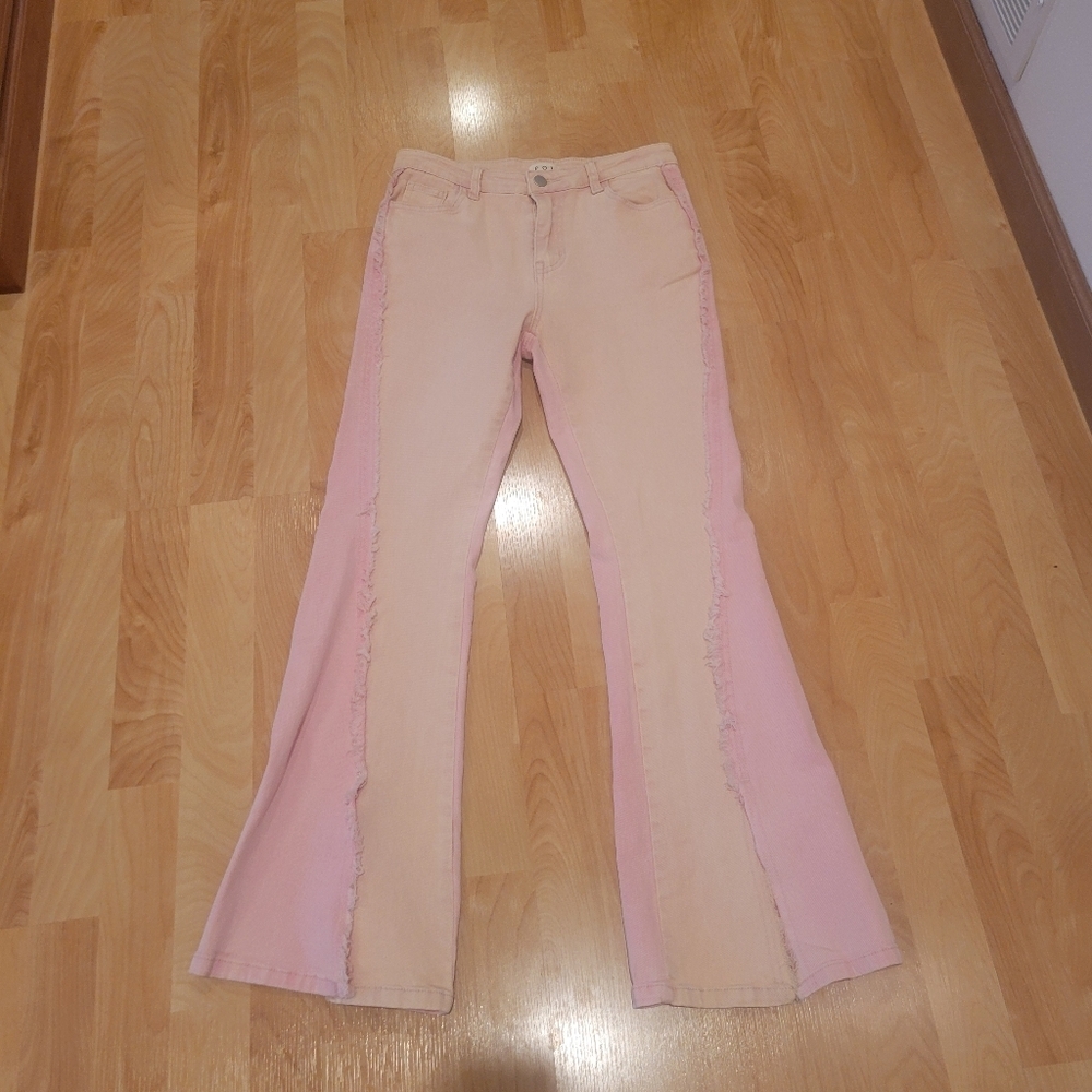 POL Add Some Flare Jean Pink Size Small - Picture 4 of 10
